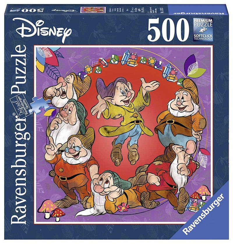 500 Piece Disney The Seven Dwarfs Sq Jigsaw Puzzle