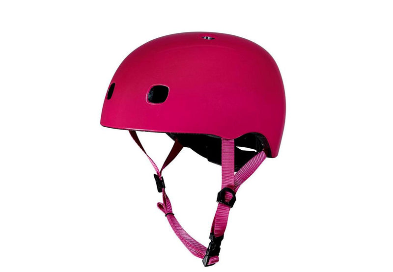 Medium Raspberry LED Kids Helmet