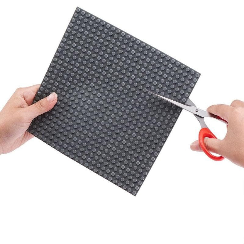 MAYKA Grey 18cm Flexible & Adhesive Square Base Plate