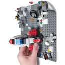 MAYKA Grey 18cm Flexible & Adhesive Square Base Plate