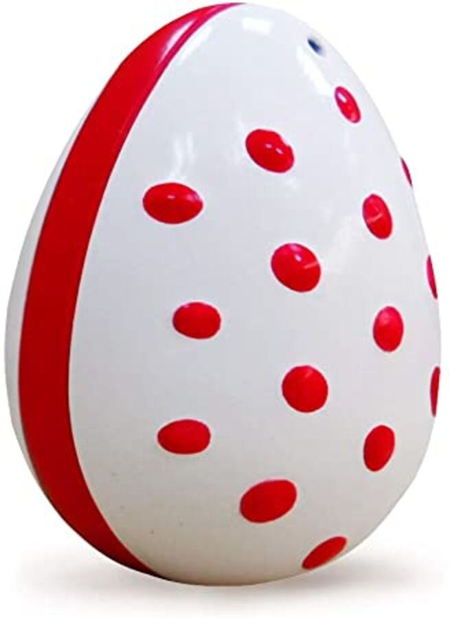 Red Poker Dot Egg Shaker