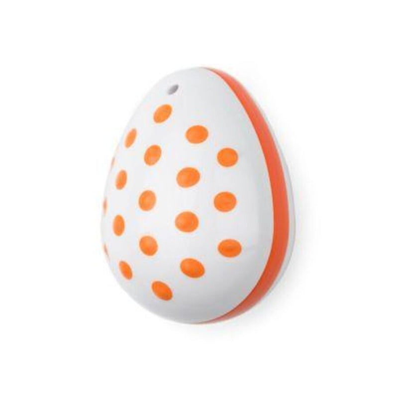 Orange Poker Dot Egg Shaker