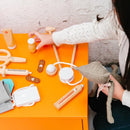 11 Piece Wooden Doctors Kit