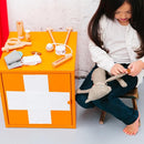 11 Piece Wooden Doctors Kit