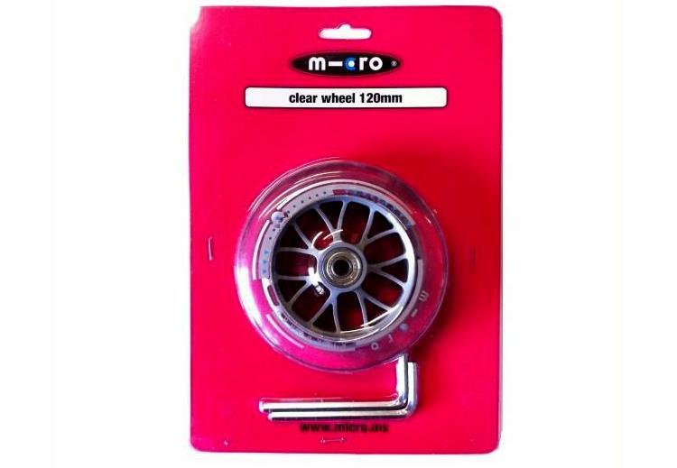 120mm Clear Front Wheel - Classic Mini Micro Spare Part