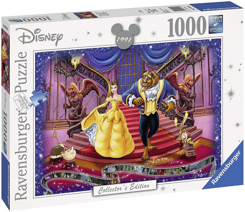 1000 Piece Disney 1991 Beauty and the Beast Collectors Edition Puzzle