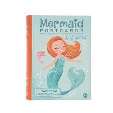 10 Pack Mini Mermaid Postcards