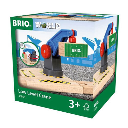 2 Piece Low Level Magnetic Freight Crane & Cargo
