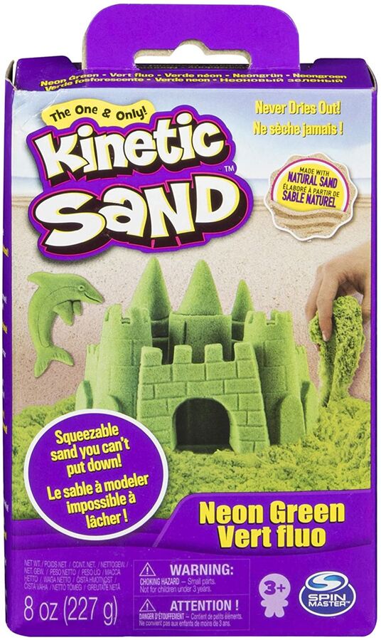 230g Neon Green Kinetic Sand Refill Pack