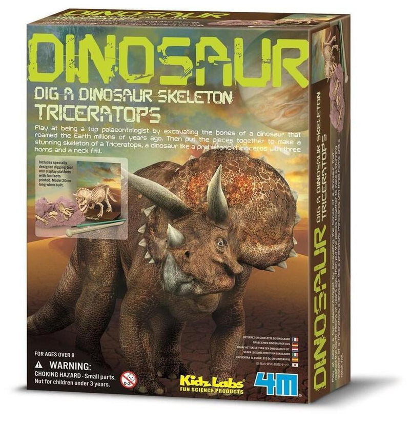 Triceratops Dig A Dinosaur Skeleton Kit