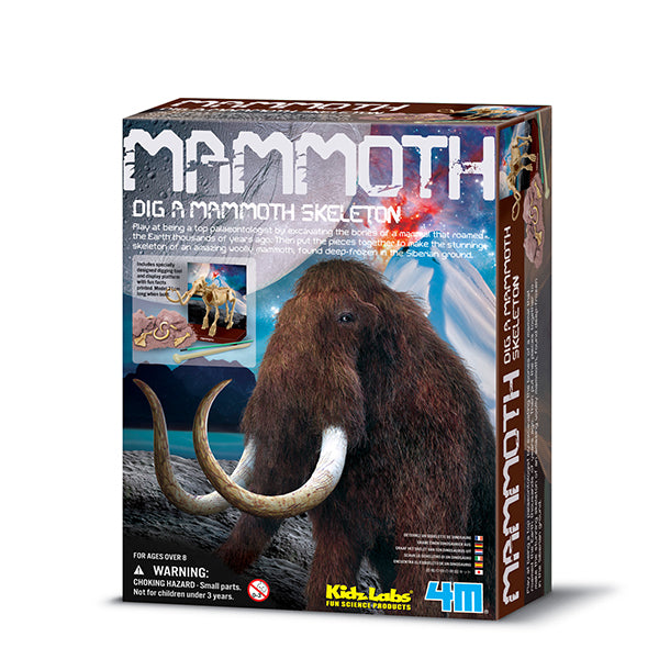 Mammoth Dig A Dinosaur Skeleton Kit