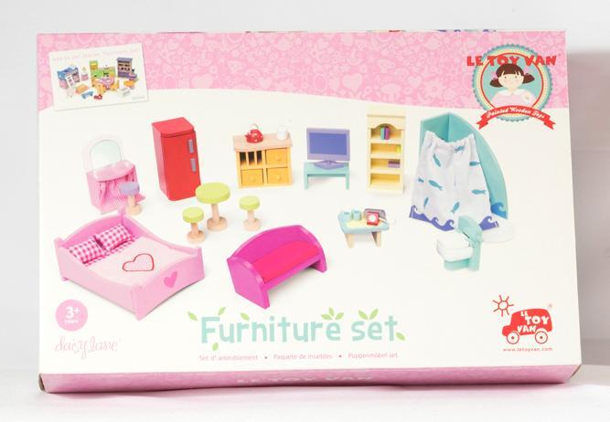36 Piece Dolls House Deluxe Wooden Furniture Set by Le Toy Van