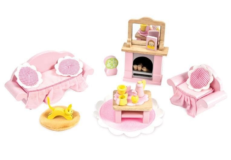 Daisy Lane Dolls House Sitting Room Furniture by Le Toy Van