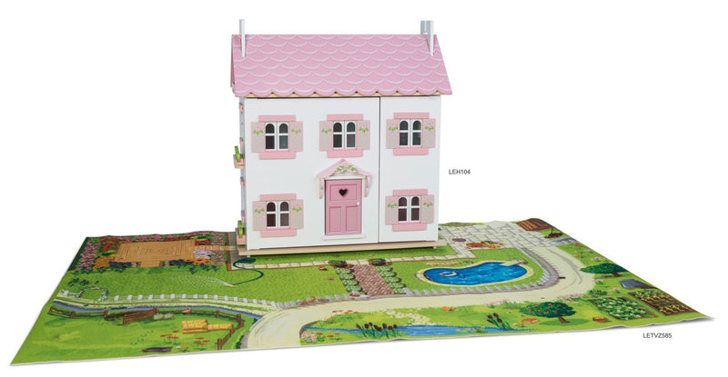 Doll House Country Garden Playmat
