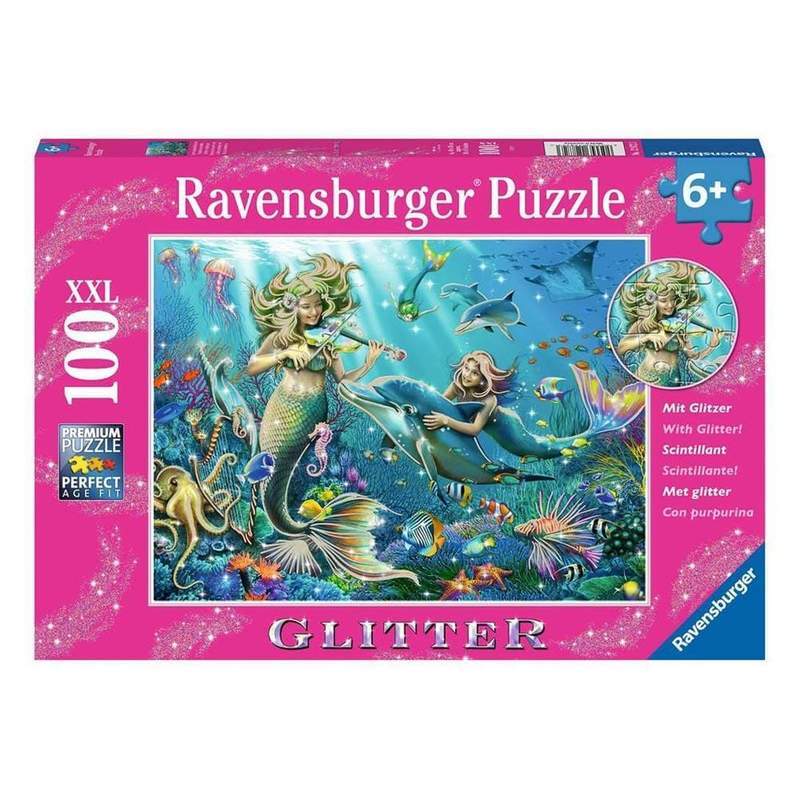 100 Piece Glitter Underwater Beauties Puzzle - 12872-3