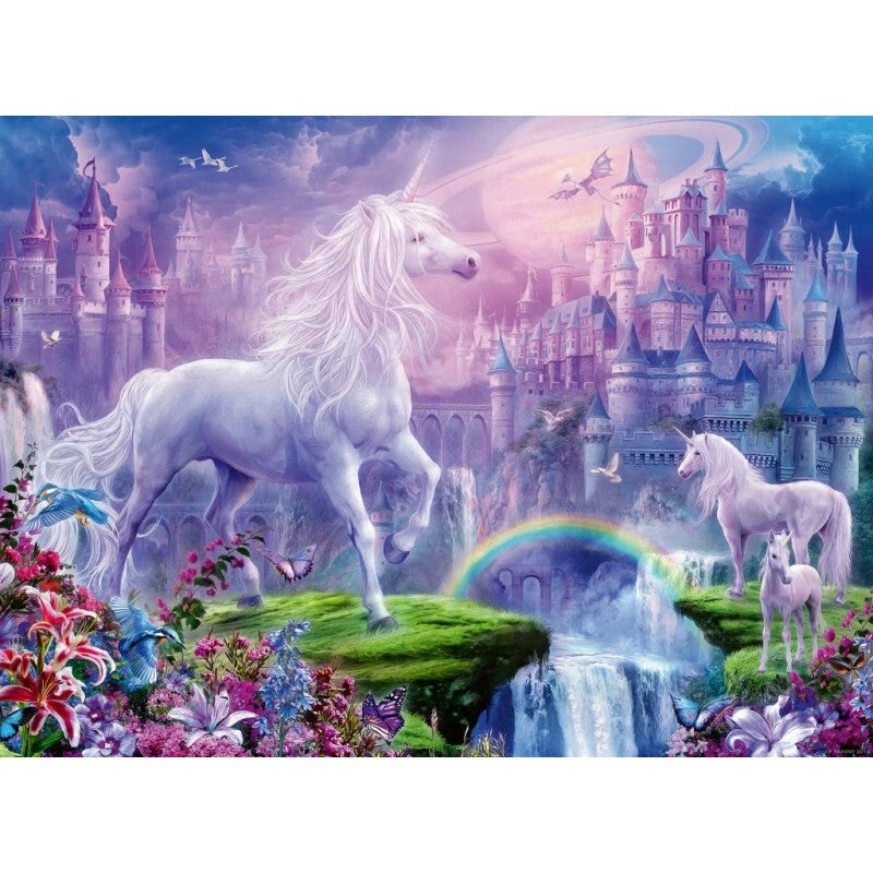 100 Piece Glitter Unicorn Kingdom Puzzle - 12907-2