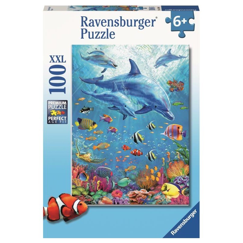100 Piece Pod of Dolphins Puzzle - 12889-1