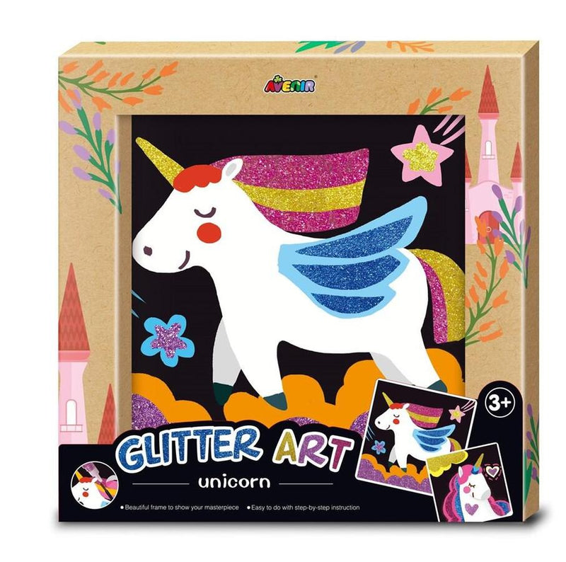 Unicorn Glitter Art