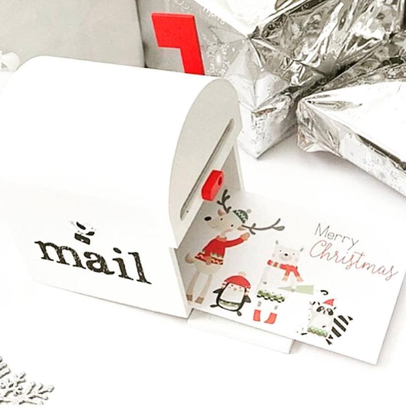 Christmas Wooden Mailbox by Dear Little Designs
