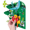 MAYKA Green 18cm Flexible & Adhesive Square Base Plate