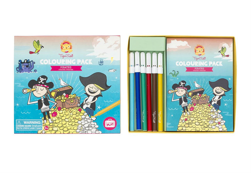 Pirates Colouring Pack by Tiger Tribe
