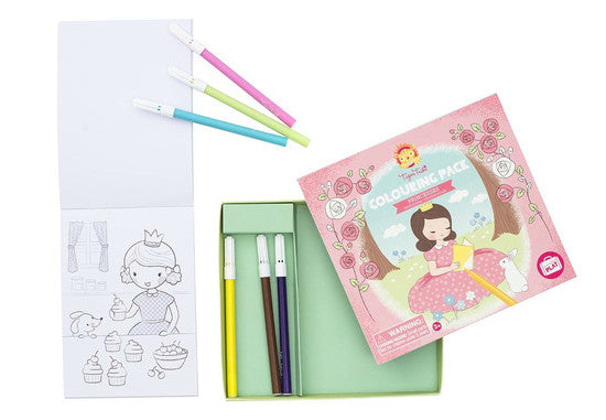 Princesses Colouring Pack by Tiger Tribe