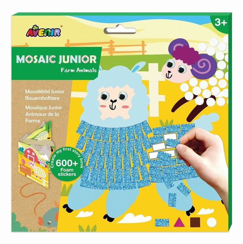 Farm Animals Mosaic Junior Craft Kit