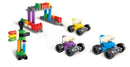 63 Piece Rainbow Counting Train Building Block Kit