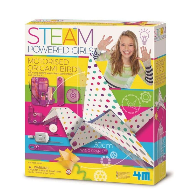 STEAM Powered Kids Motorised Origami Bird Craft Kit