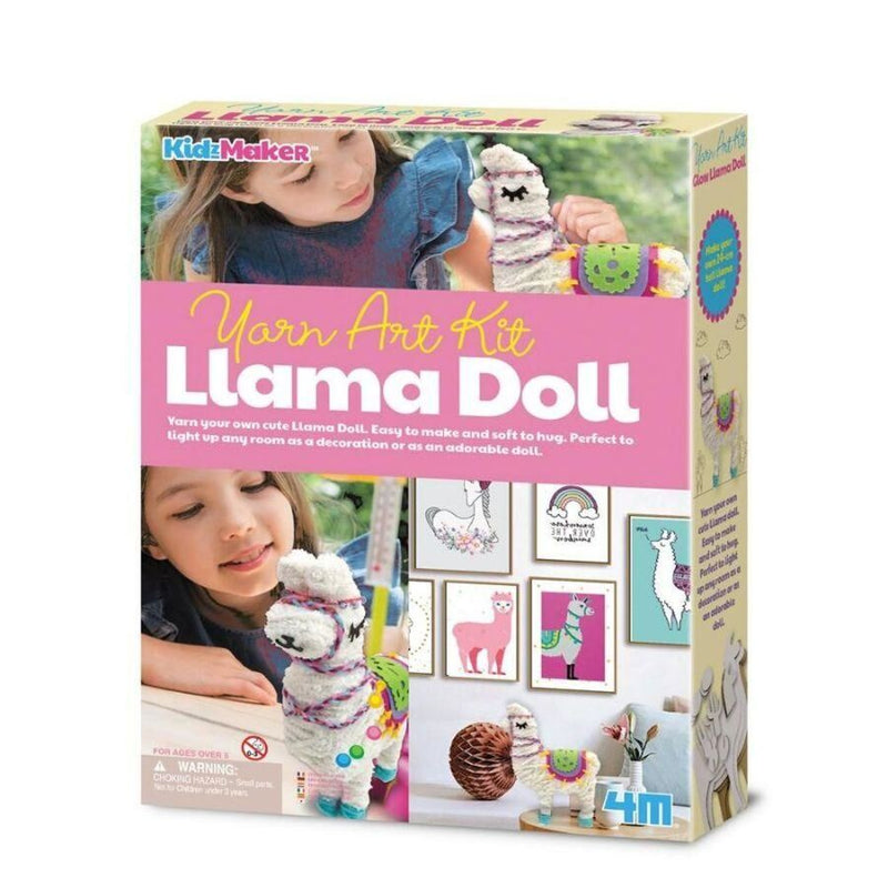 KidzMaker Make Your Own Llama Doll Craft Kit