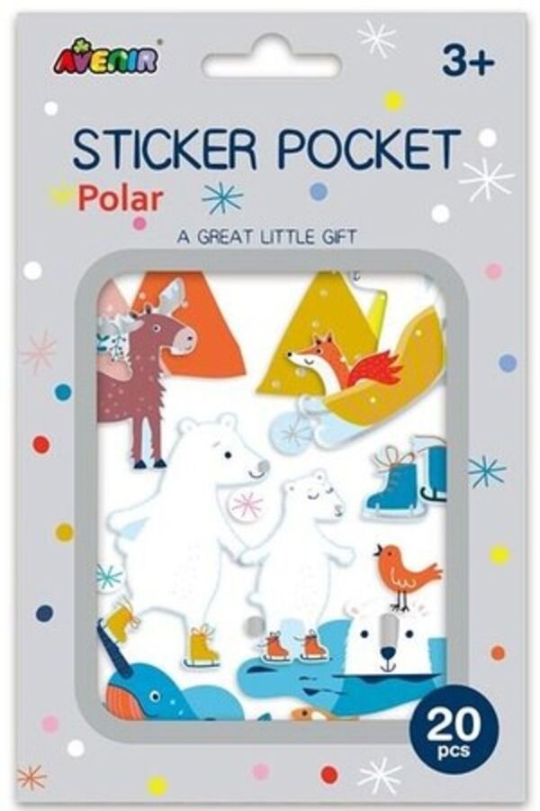 20 Piece Polar Sticker Pocket