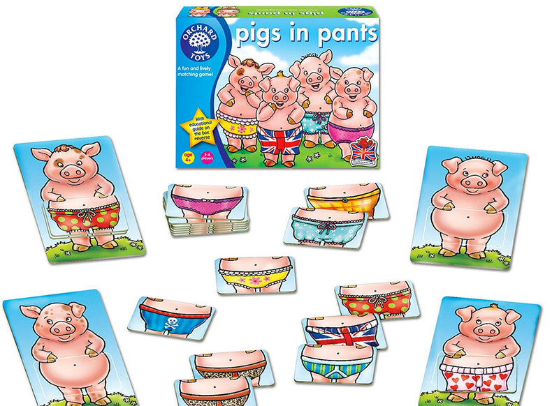 Pigs in Pants Matching Game by Orchard Toys