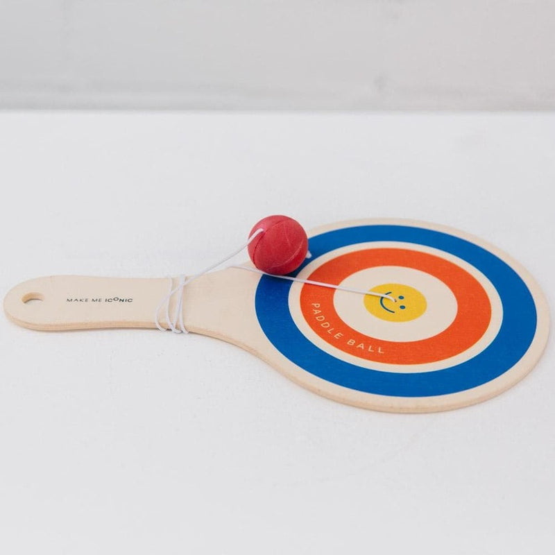 Iconic Wooden Paddle Ball
