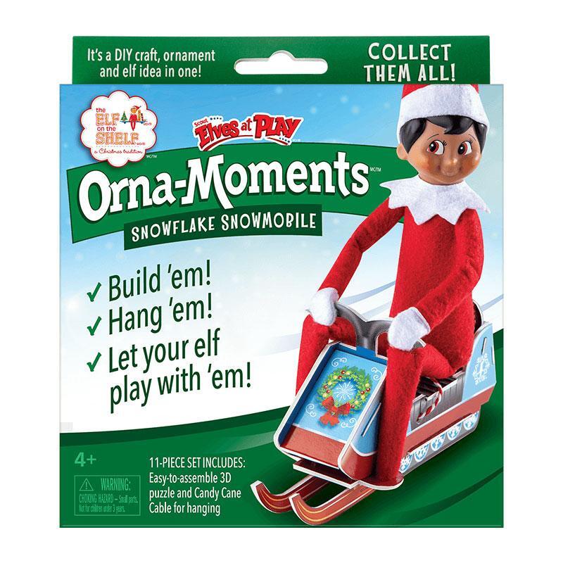 Elf on the shelf Orna-moments Snowflake Snowmobile