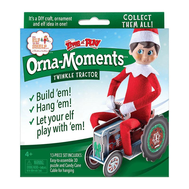 Elf on the shelf Orna-moments Twinkle Tractor