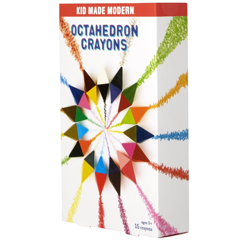 Octahedron Crayons by Kid Made Modern