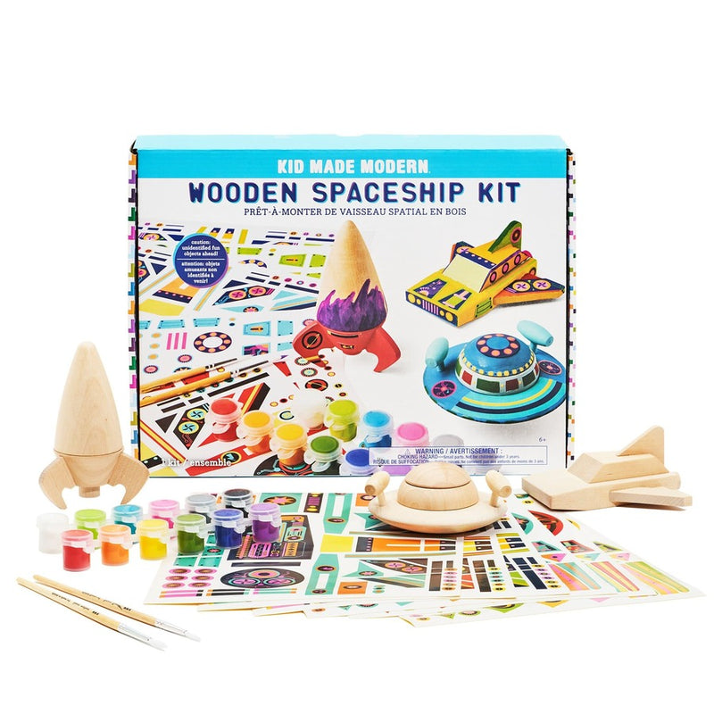 Wooden Spaceship Craft Kit by Kid Made Modern
