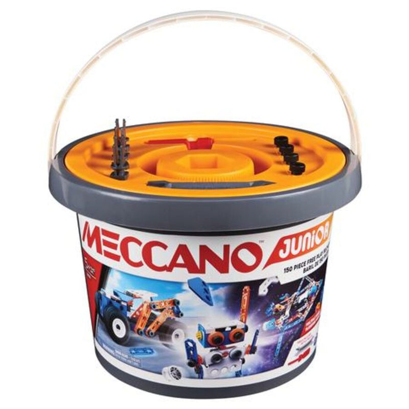 150 Piece Junior Meccano Free Play Bucket