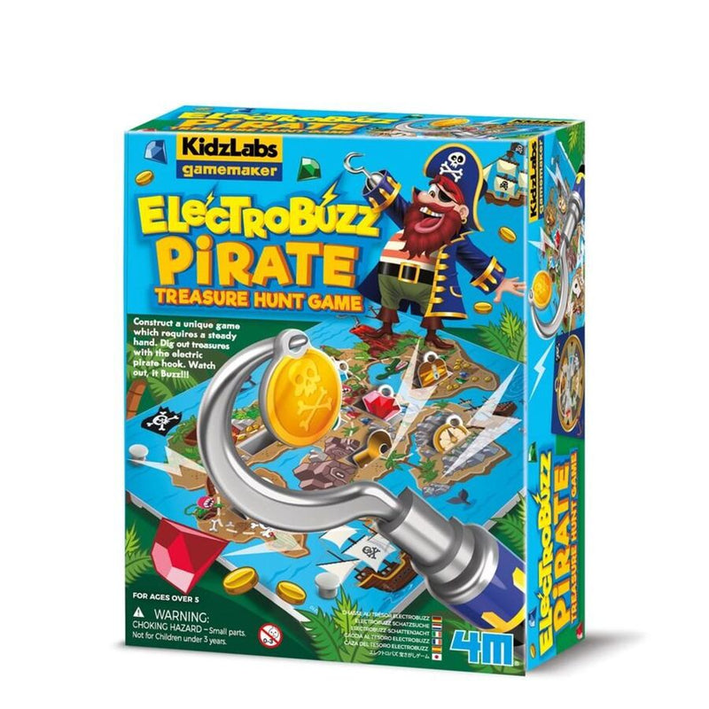 Kidzlabs Gamemaker Electrobuzz Pirate Treasure Hunt Board Game