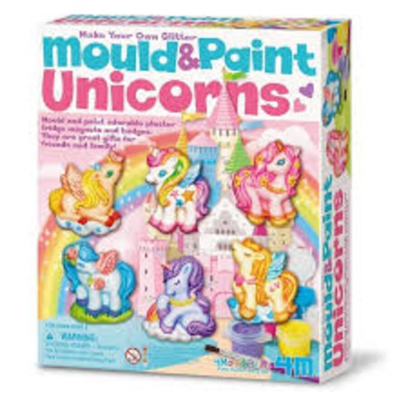 3D Glitter Unicorns Mould & Paint Artist Kit