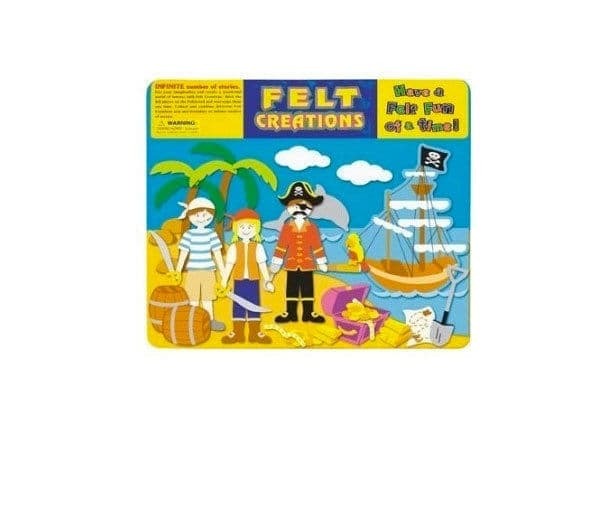 52 Piece Pirate Felt Board by Felt Creations