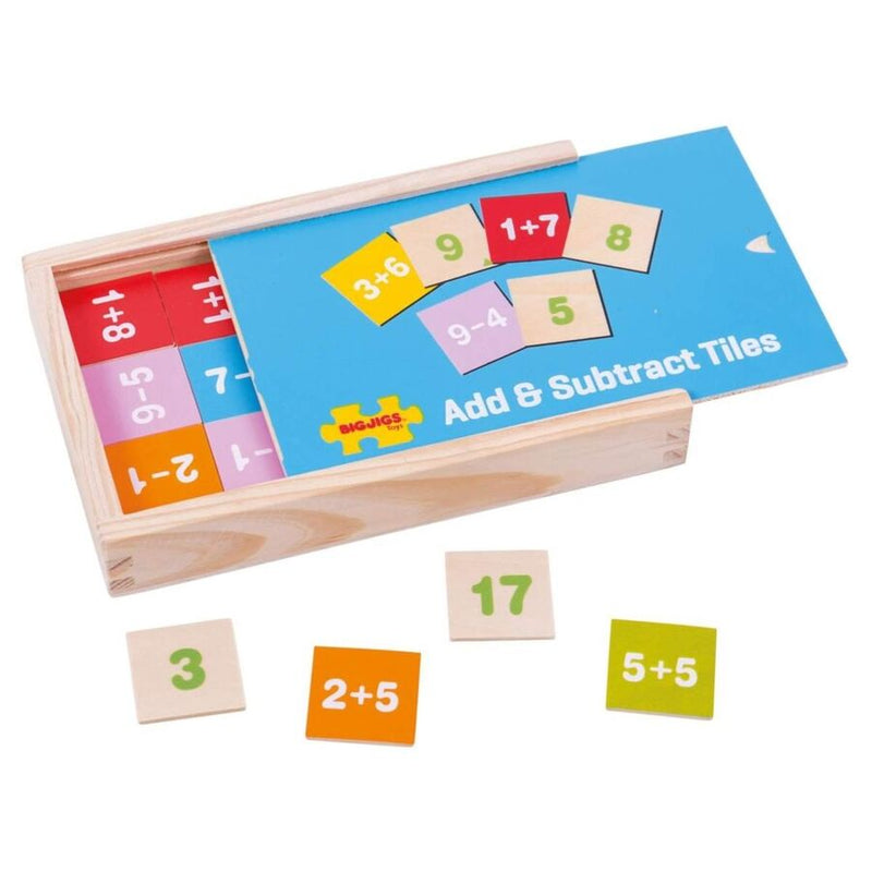 Wooden Add and Subtract Box