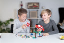Two Boys Building Options - Plus Plus 100 Piece Basic Superhero Build Set - 4106