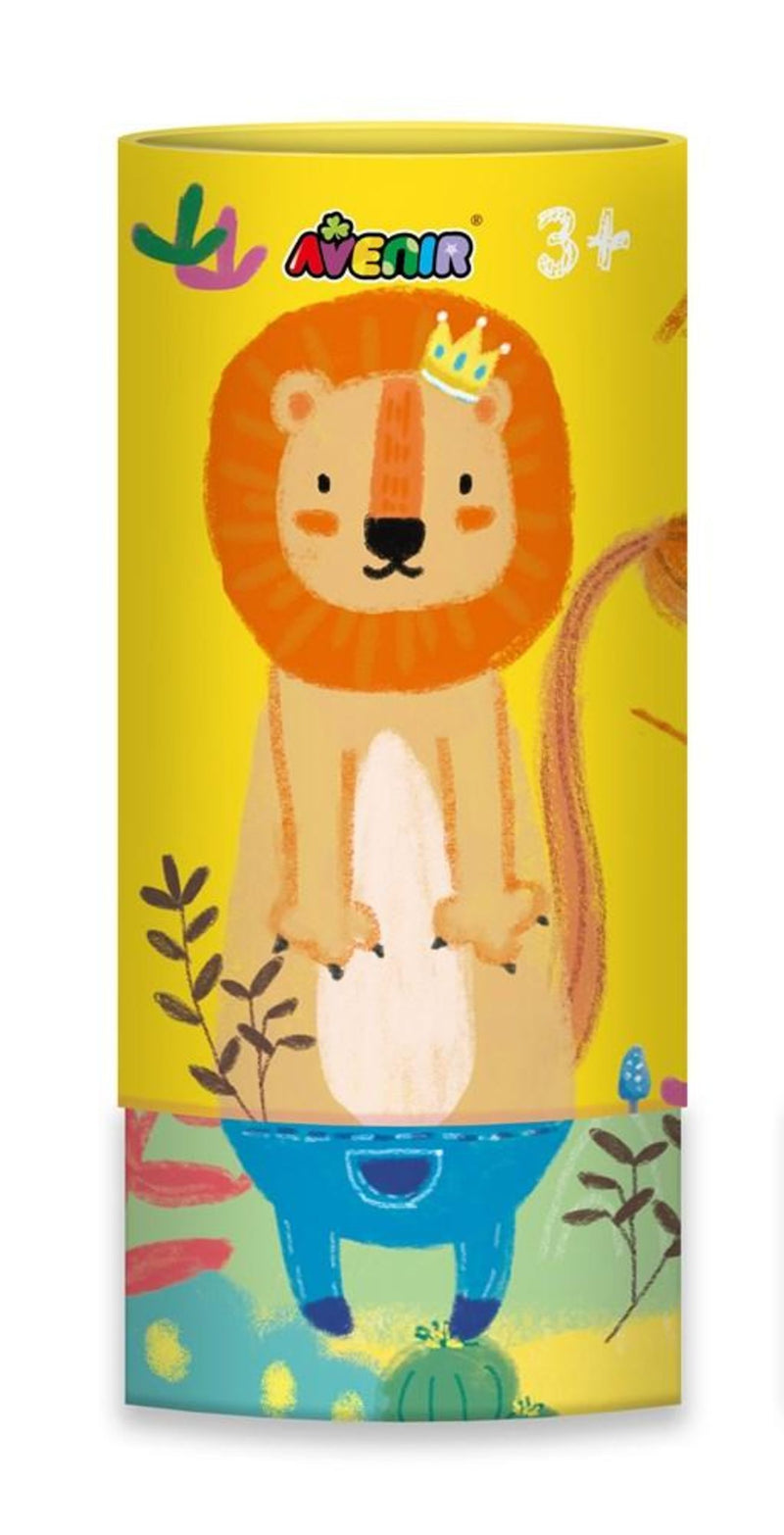 Front - Avenir Lion Themed Silky Crayons - BTS196002