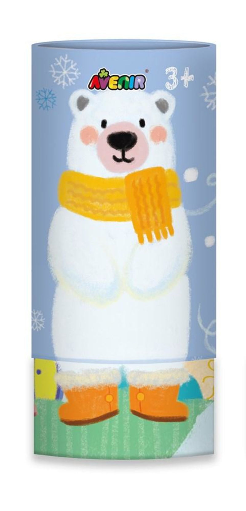 Front - Avenir Polar Bear Themed Silky Crayons - BTS196003