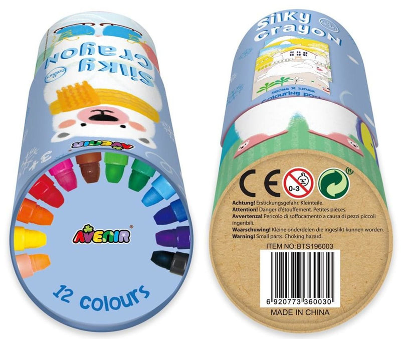 Top Bottom - Avenir Polar Bear Themed Silky Crayons - BTS196003