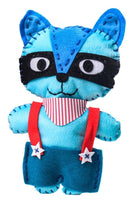 Finished Made View - Avenir Raccoon DIY Soft Toy Sewing Craft Kit - CH1375
