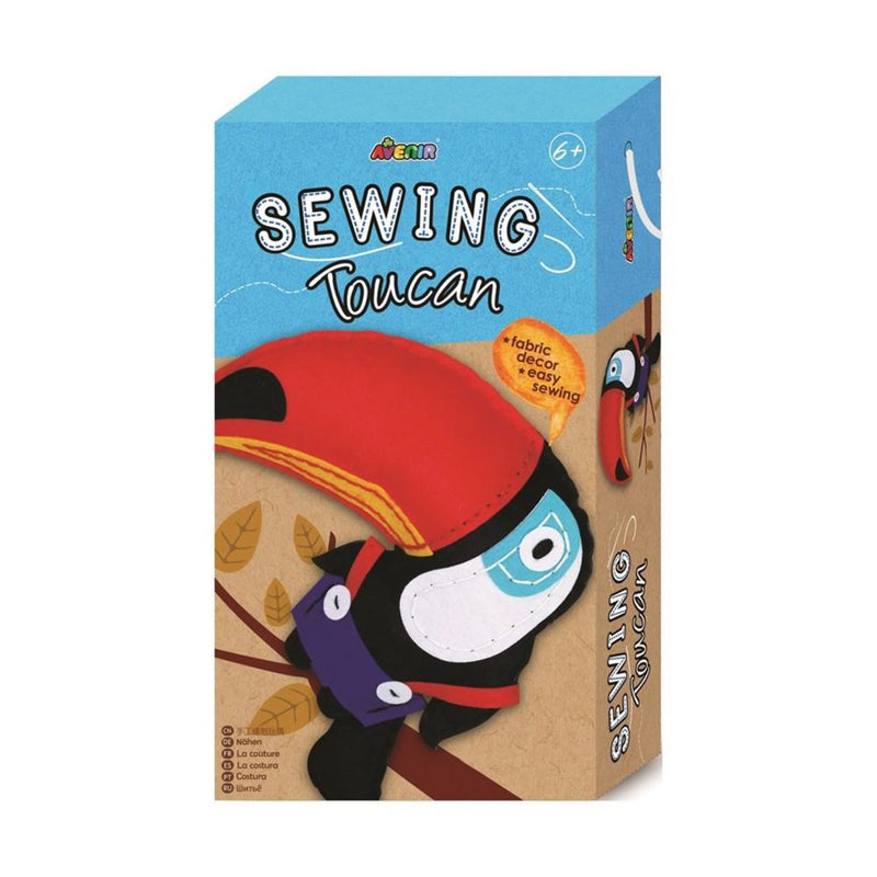 Front Packaging - Avenir Toucan DIY Soft Toy Sewing Craft Kit - CH1384