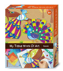 Front - Avenir Peacock Tissue Art Kit - CH1462
