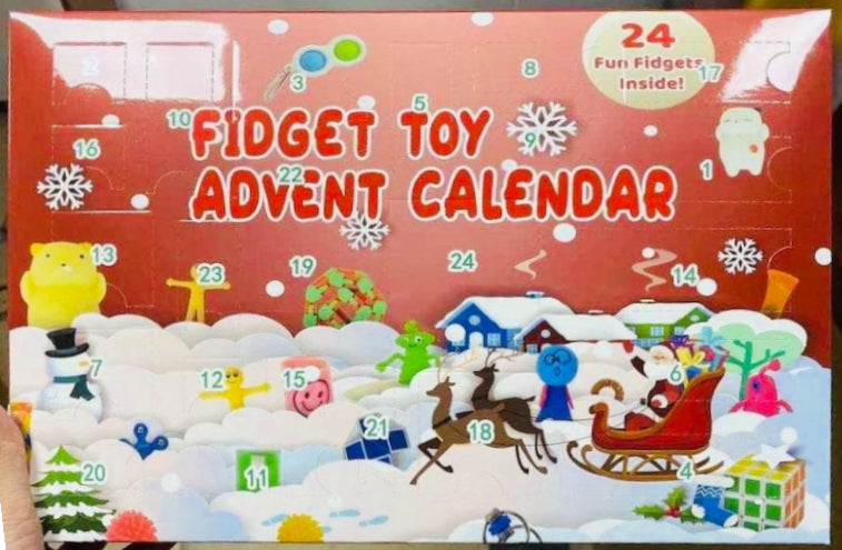 24 Piece Fidget Toy Advent Calendar